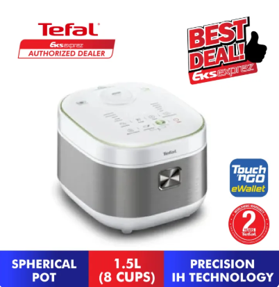 Tefal (RK8621/RK862165)Healthy & Tasty Plus IH Rice Cooker 1.5L (8 cups)