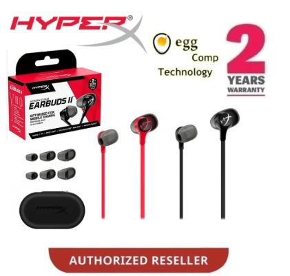 HYPERX CLOUD EARBUDS II IN EAR GAMING HEADPHONE WITH MIC